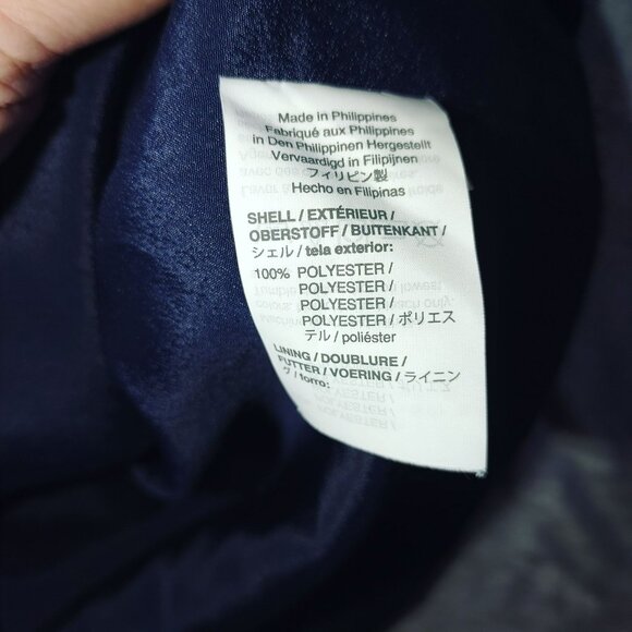 J Crew Womens 0 Navy Floral Wrap Dress‎ Long Sleeve VNeck Belted Romantic Spring - Picture 4 of 11